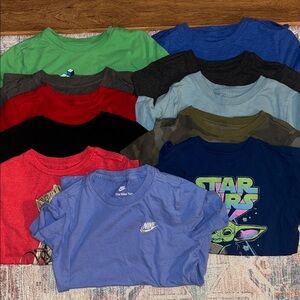 Lot of 11 kid boys Graphic Tees Sz 6/7